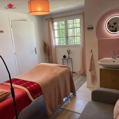Ambiance douce de l’institut de beauté à Brignoles Harmonisa